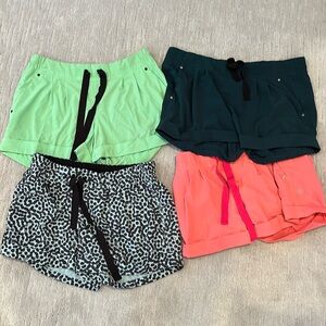 Lot of Lululemon Shorts